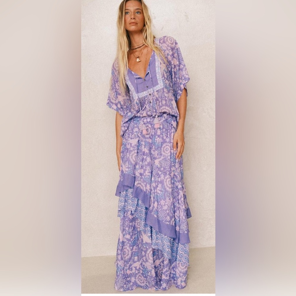 Spell SANNAH MAXI SKIRT LAVENDER